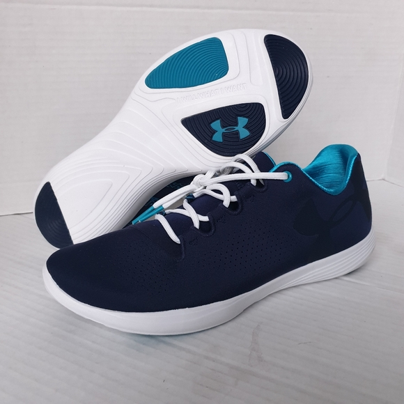 Under Armour Wm's Street Precision  Midnight Navy Low Top Lace-Up Sneakers 8.5 - Picture 5 of 16